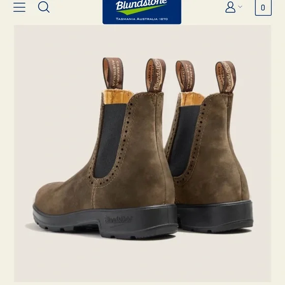 Blundstone Women’s Originals High Top Boots - Rustic Brown - Picture 2 of 4